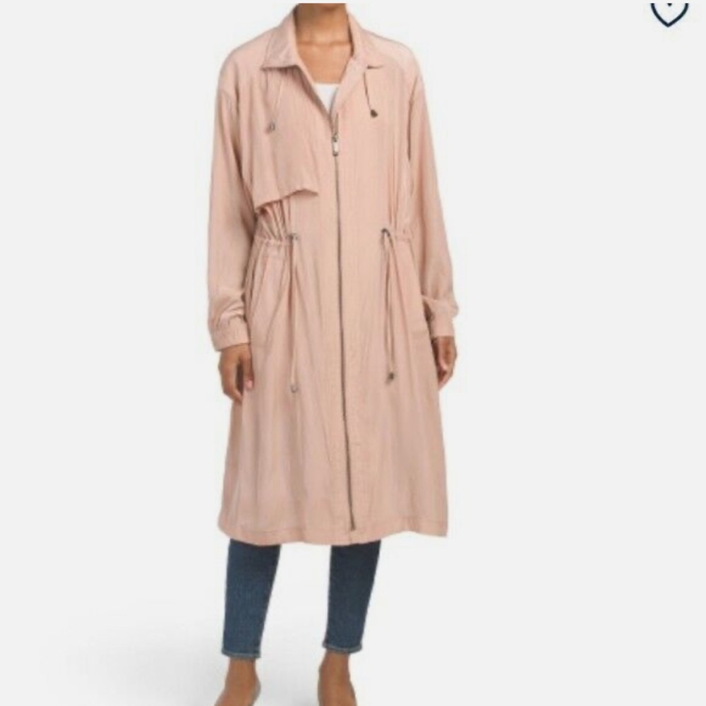 BCBGMaxAzria Long Draped Anorak Coat